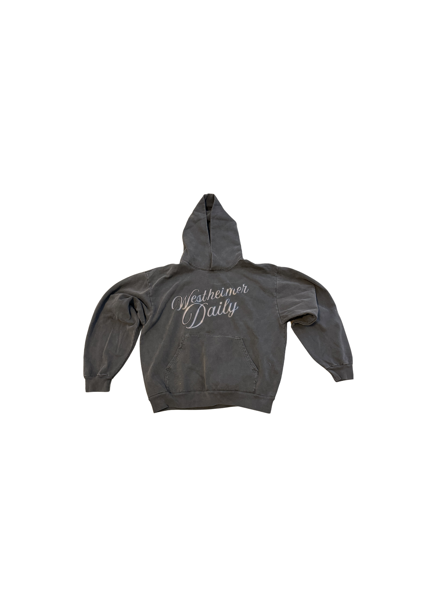 Heavy weight initial WD logo hoodie